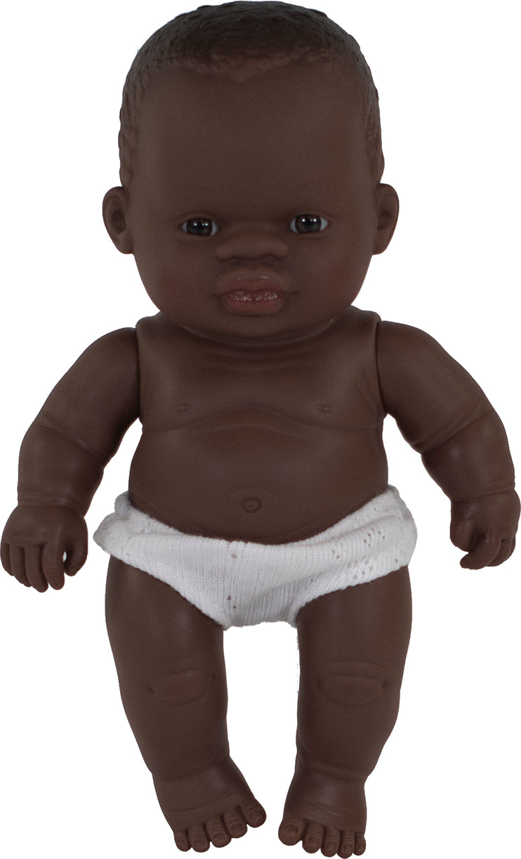 New born Baby Doll African Girl (21cm, 8 1/4")