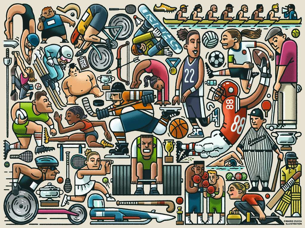 Athletic Fit (750 pc Large Format Puzzle)
