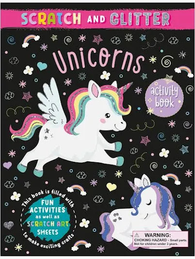 Unicorns Scratch & Glitter
