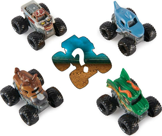 Monster Jam - Official Mini 5-Pack with Mystery Collectible Monster Truck - 1:87 Scale