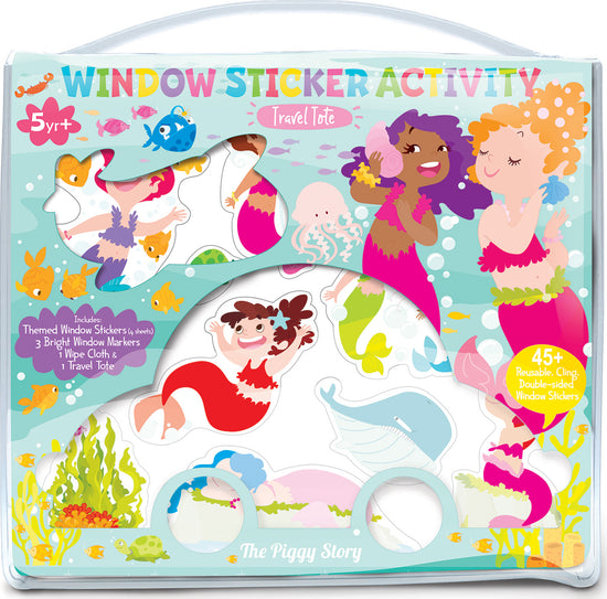 Window Sticker Activity Tote- Magical Mermaids