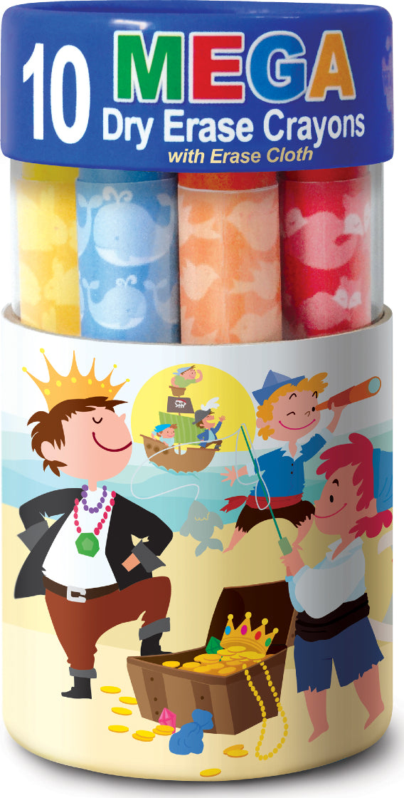 Dry Erase Mega Crayon Pirates Ahoy Enchanted Forest Toy Shoppe