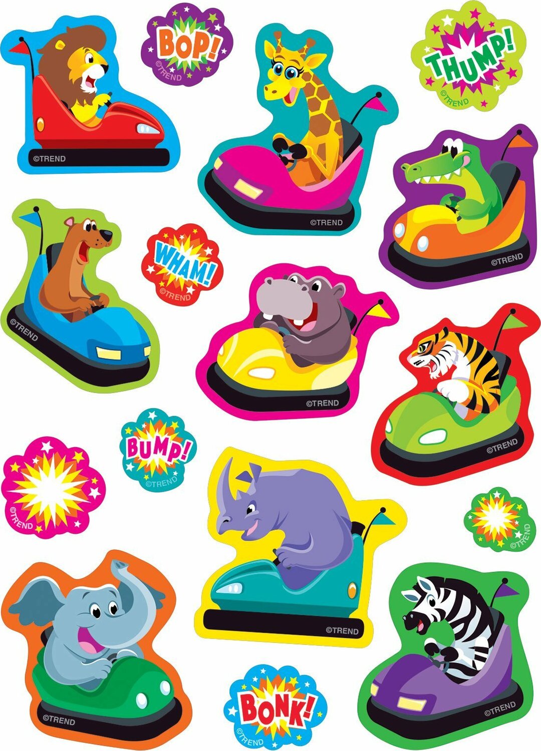 Bumper Blast/ Root Beer Mixed Shapes Stinky Stickers, 64 Ct