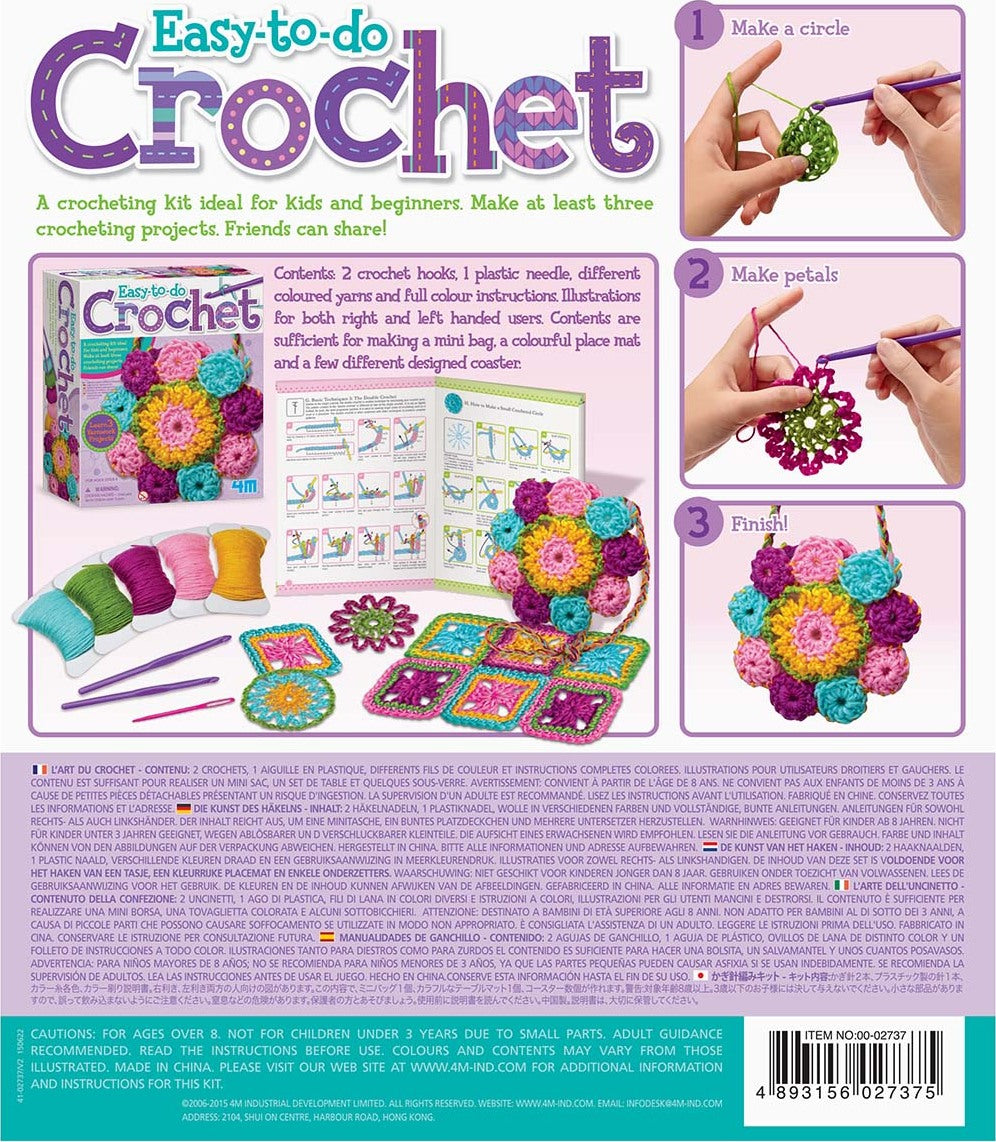 4M Craft Easy To Do Crochet 