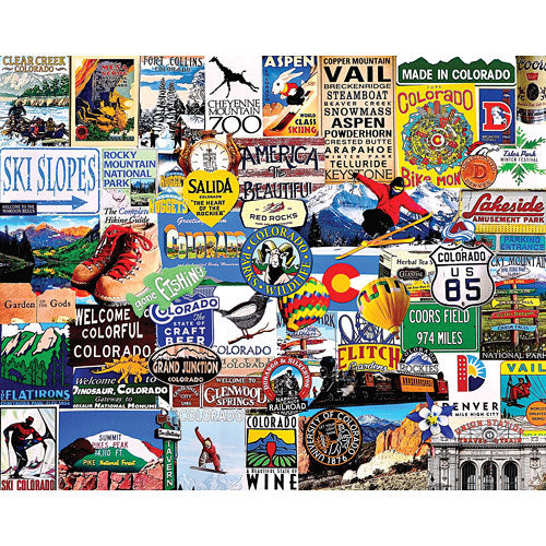 I Love Colorado - 1000 Piece - White Mountain Puzzles