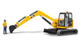 Cat® Mini Excavator with worker