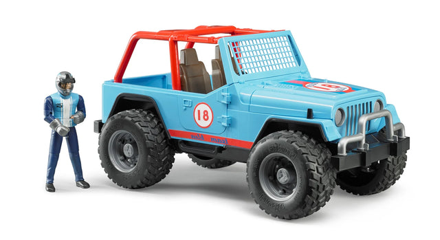 Jeep Cross Country racer blue with driver