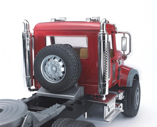 MACK Granite Flatbed Truck with JCB Loader backhoe