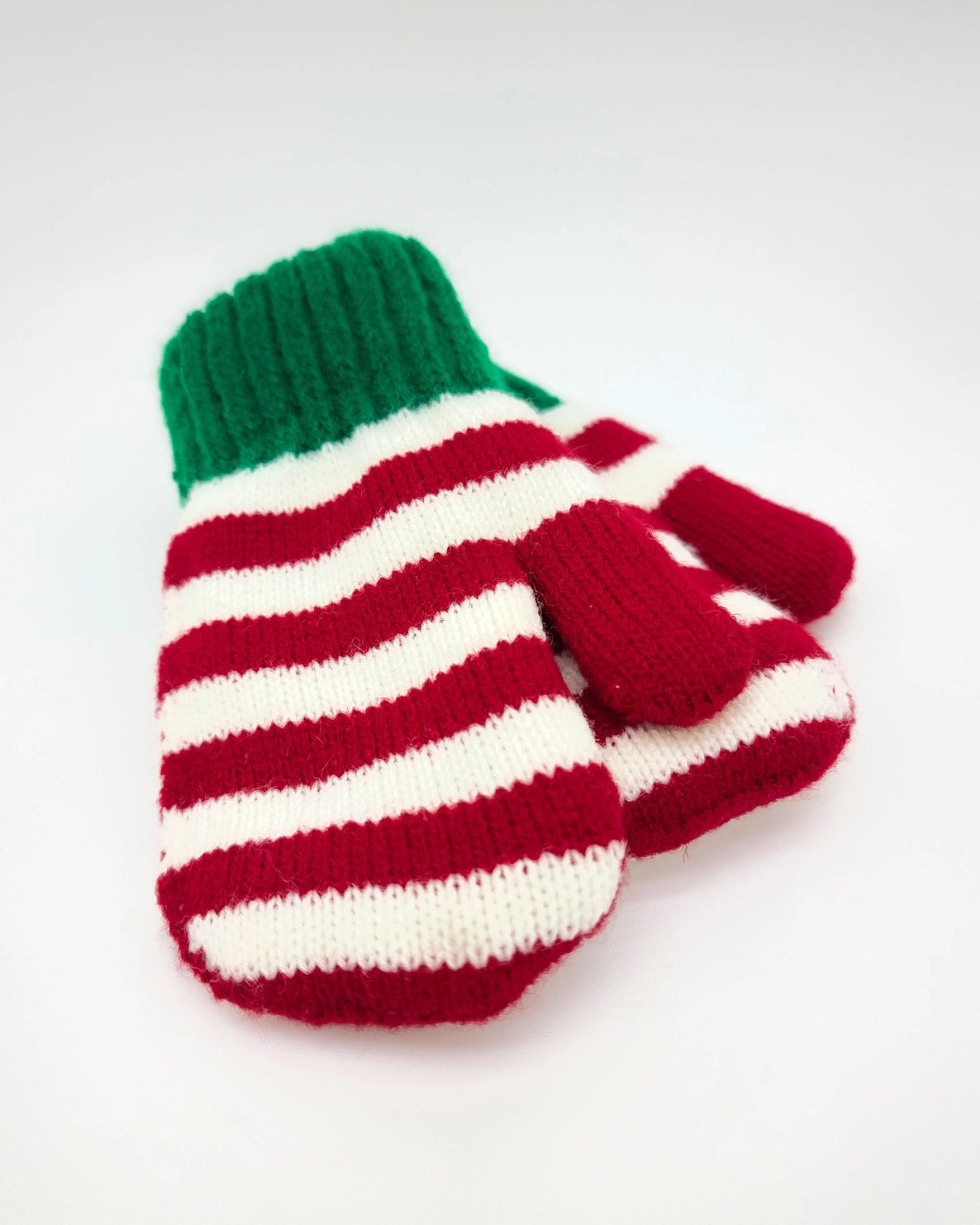 Knitted Christmas Mittens L - Elf