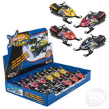 5" Die-Cast Pull Back Snow Turbo