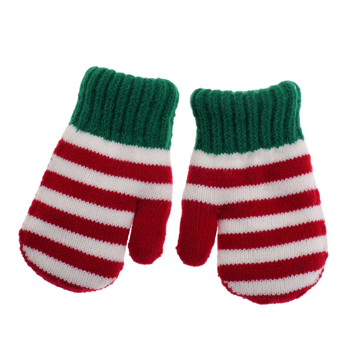 Knitted Christmas Mittens S - Elf