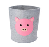 Animal Felt Storage Bin