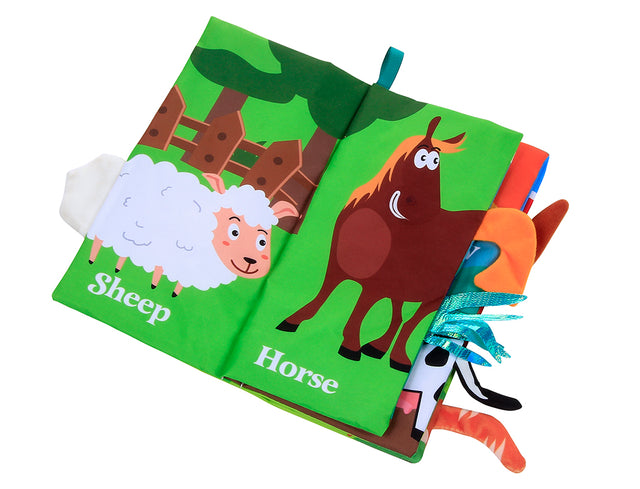 Animal Tails Cloth Book Assortment