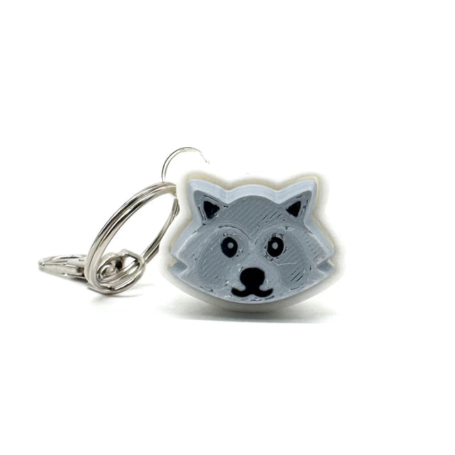 Clicker Keychain: Raccoon