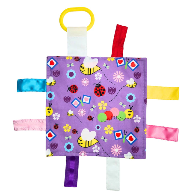 Garden Flowers & Bugs Crinkle Sensory Toy 8X8
