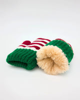 Knitted Christmas Mittens L - Elf