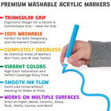 Magic Stix Washable Acrylic Markers 12pk