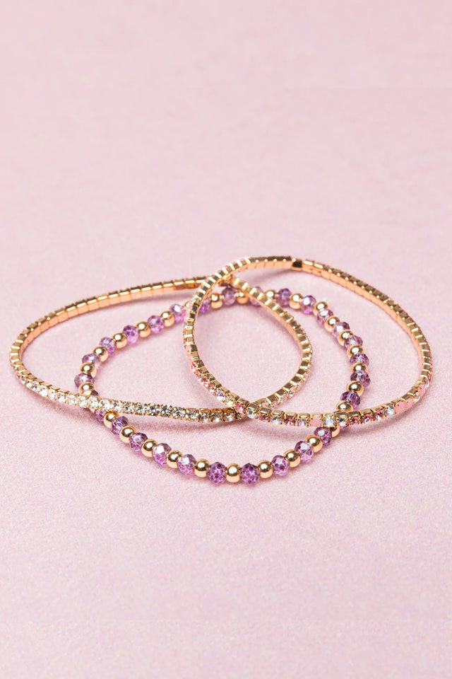 Boutique Enchanted Elegance Bracelets - 3 piece