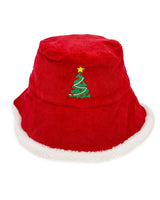 Christmas Corduroy Bucket Hat - Tree