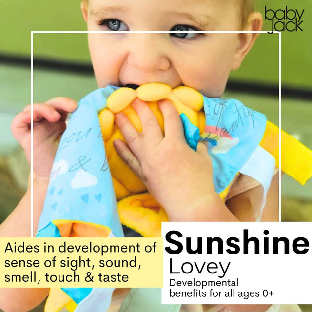 Sunshine Moon Stars Lovey Toy 10x10