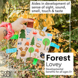 Forest Animal Crinkle Sensory Toy 8X8