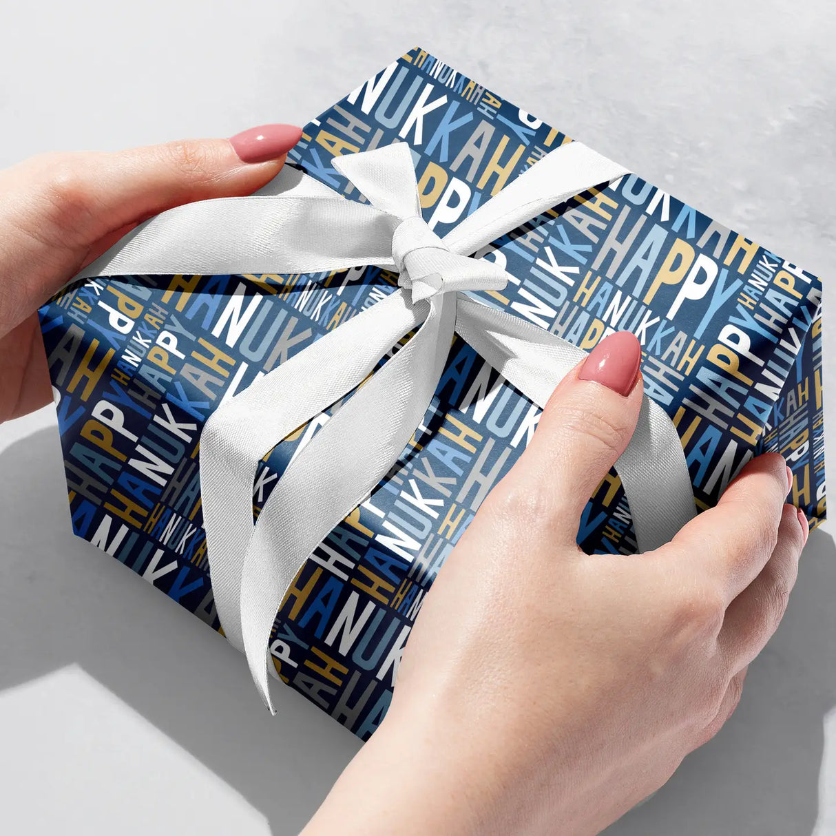 Hanukkah Greetings Wrap - Roll