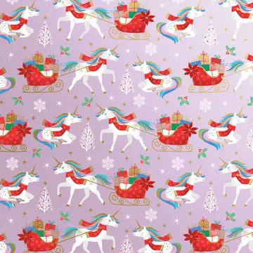 Holiday Unicorn - Wrap - Rolls