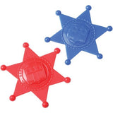 Blue & Red Sheriff Badges