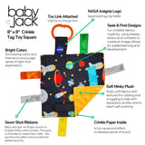Space Planets NASA Crinkle Sensory Toy 8x8