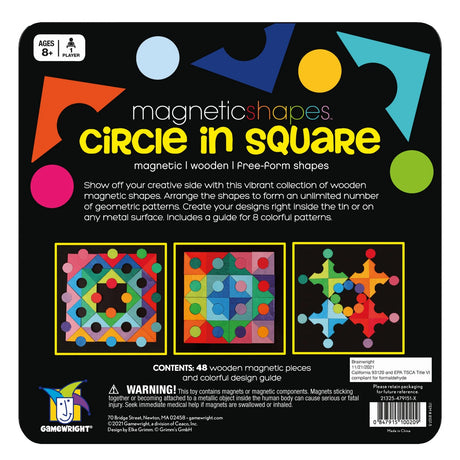 MagneticShapes: Circle in Square