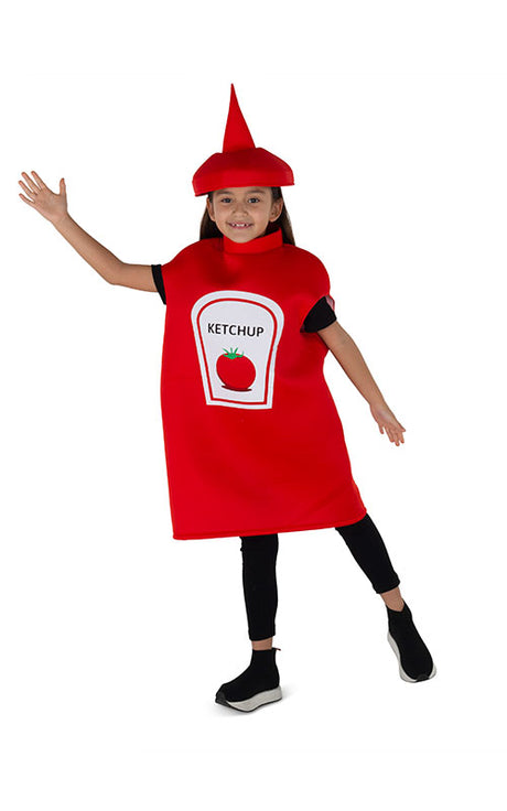 Ketchup Bottle Costume | M (8-10)