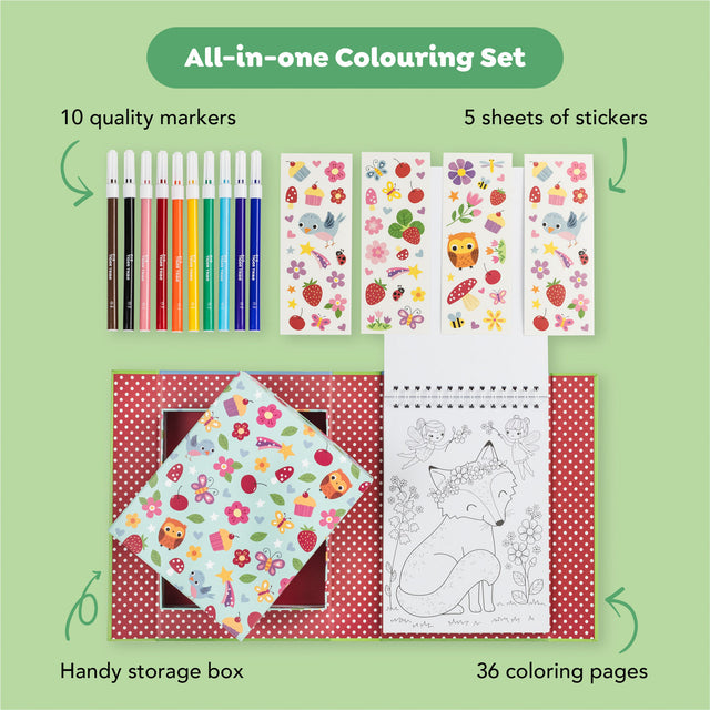 Shimmer Coloring Set - Little Fairy Land