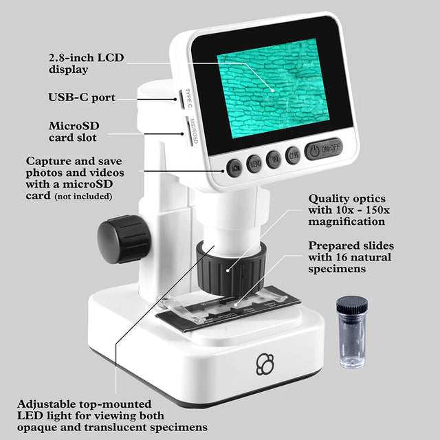 Digital Microscope w/ HD Lma