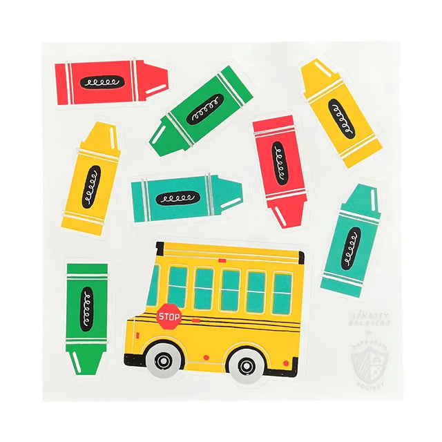 School Days Sticker Set - 4 Pk.