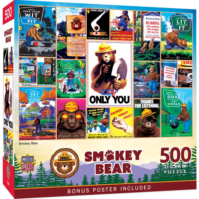 Smokey the Bear Nat'l Parks 500 pc Puzzle