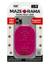 Maze-O-Rama Magnetized Phone Fidget - Fuchsia