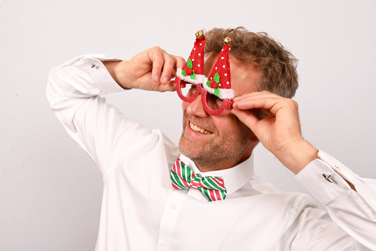 Glasses - Santa Hats