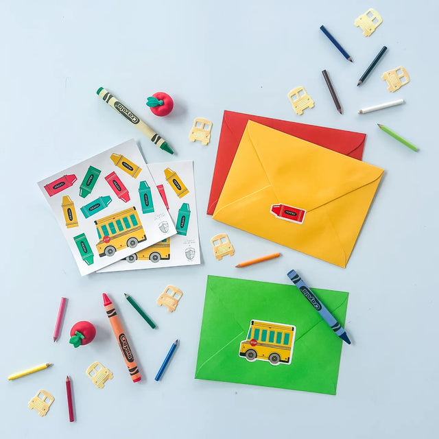 School Days Sticker Set - 4 Pk.
