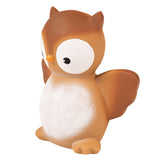Owl - Natural Rubber Rattle, Teether & Bath