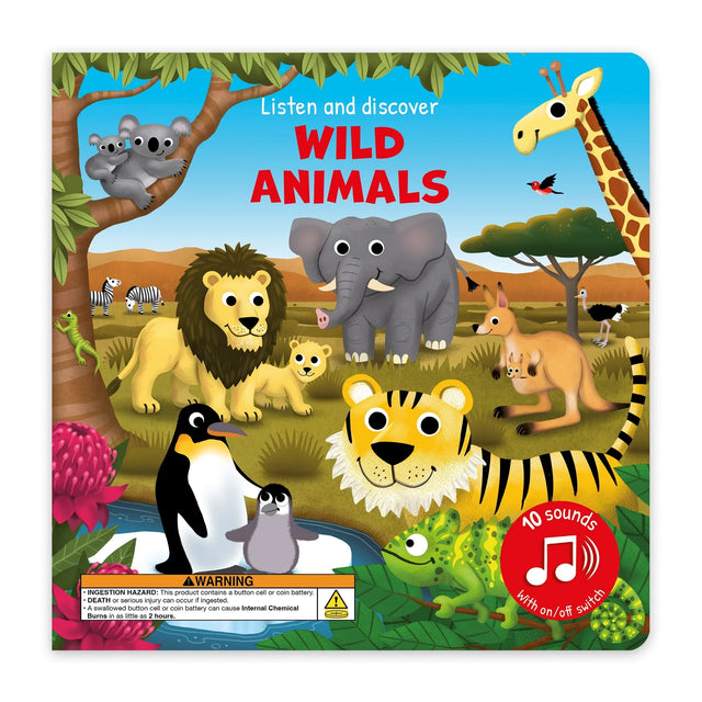Wild Animals Soft Touch Sound Book