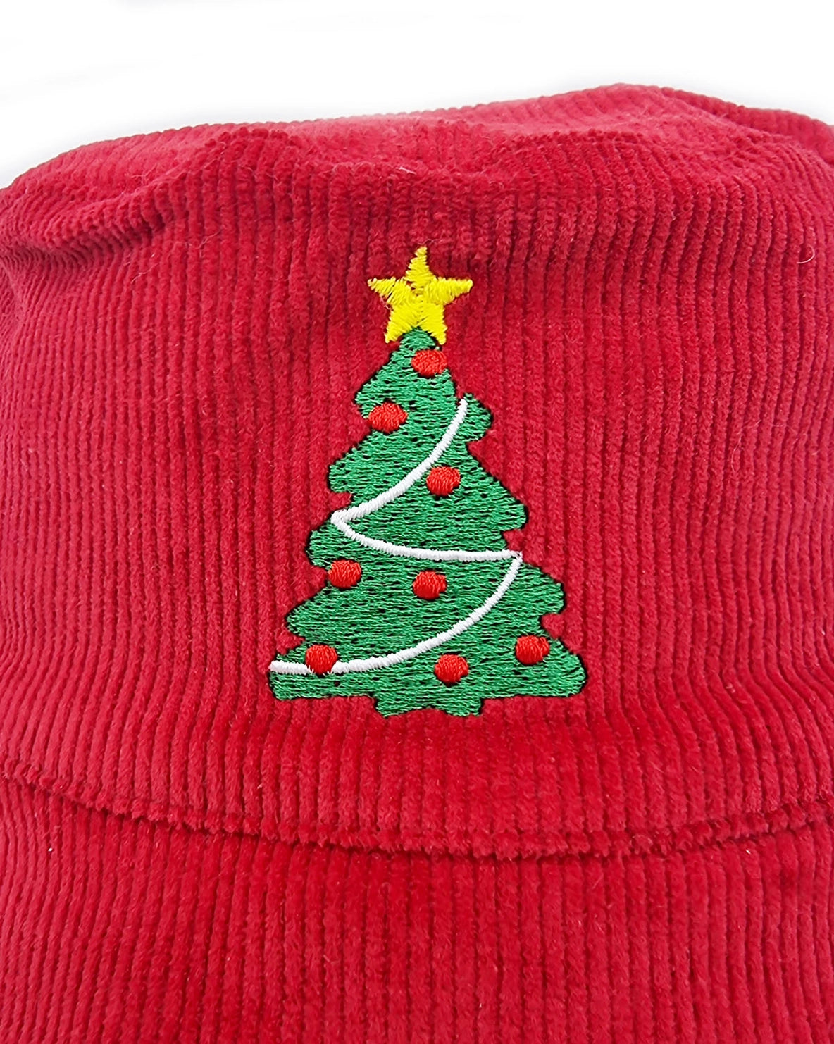 Christmas Corduroy Bucket Hat Tree Enchanted Forest Toy Shoppe