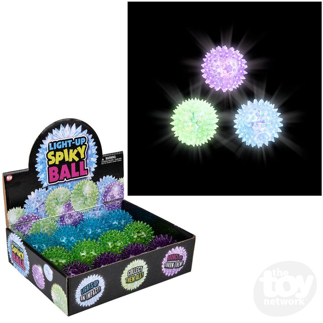 TS - 2.5" Light-Up Spiky Ball
