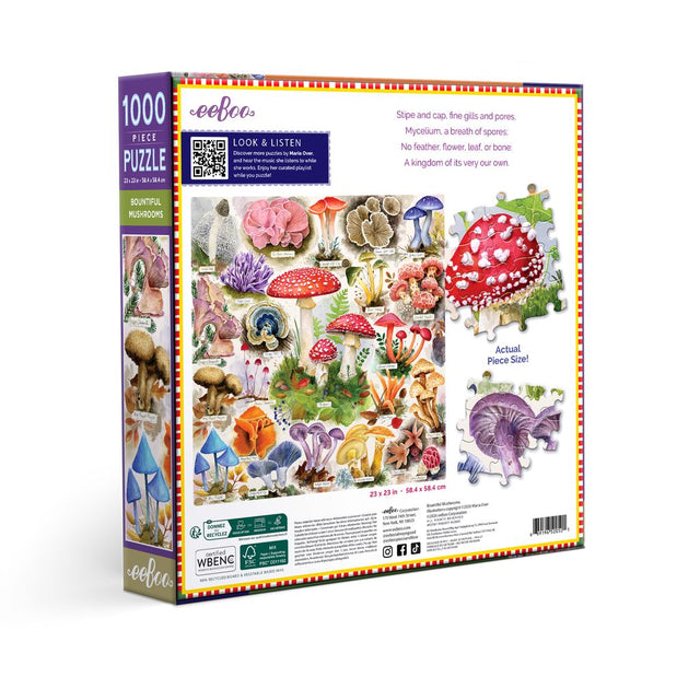 Bountiful Mushrooms 1000pc Puzzle