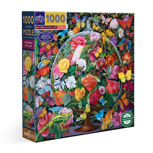 Butterfly Still Life 1000pc Puzzle
