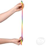 12" Rainbow Stretchy Noodle