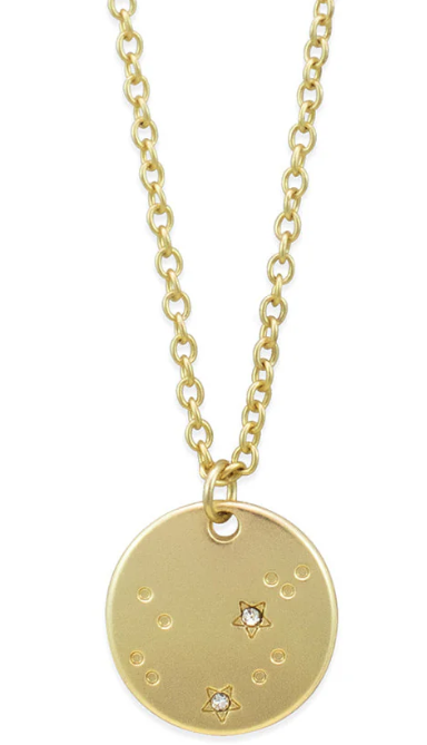 Zodiac Necklace - Gold - AQUARIUS