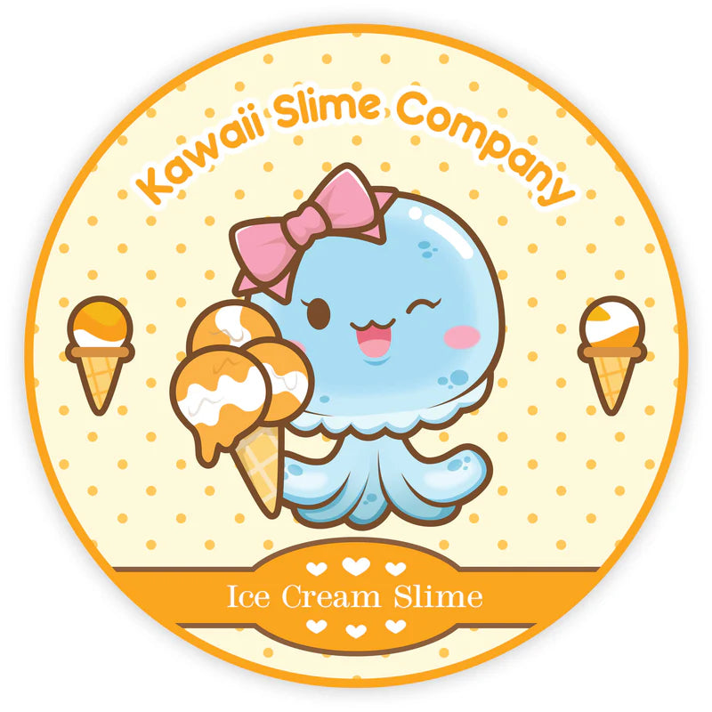 Dreamsicle Scented Ice Cream Pint Slime