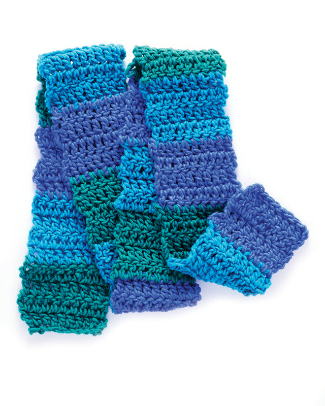 Discover Crochet Scarf Kit Ocean