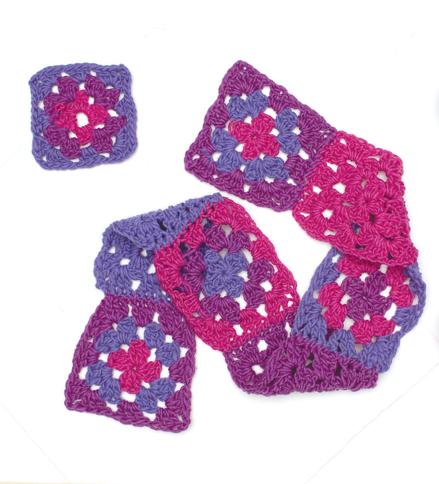Explore Crochet Bunting Kit Berry