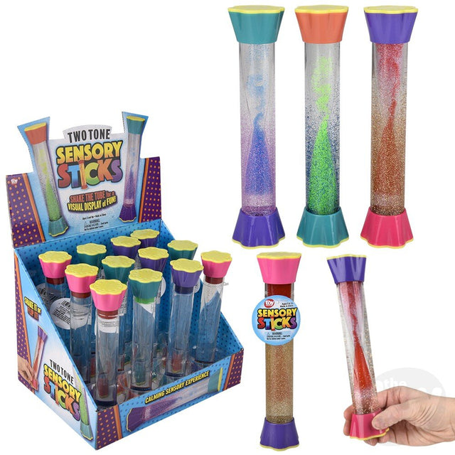 8"Sensory Water Stick Two-Tone